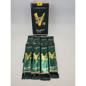 Vandoren Sax/Saxophone V16 Alto Reeds 8ct, Strength 2.0 SR702